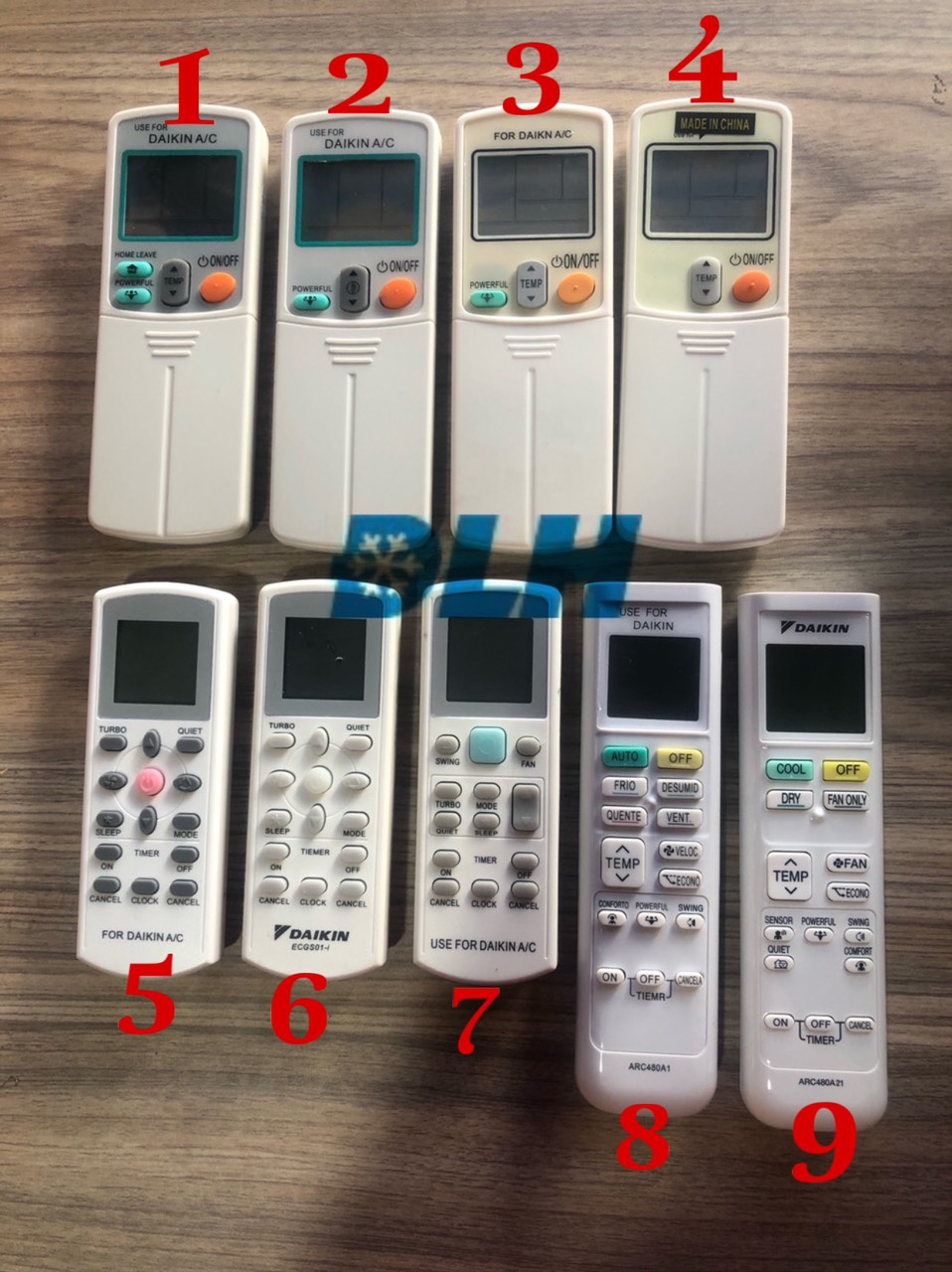 REMOTE MÁY LẠNH DAIKIN