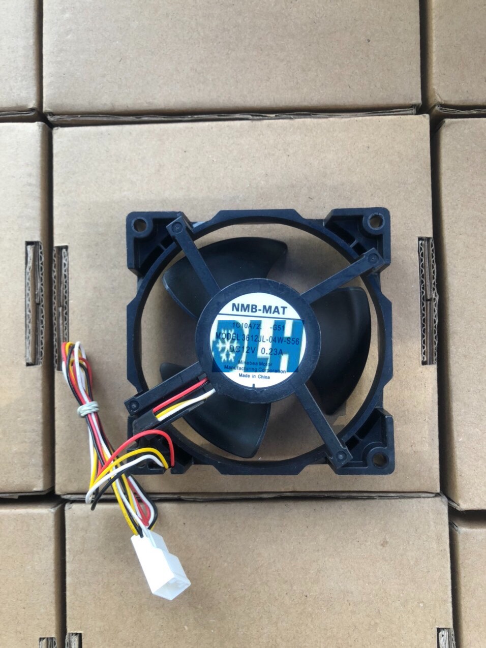 QUẠT TỦ LẠNH 9CM 4 DÂY 12V