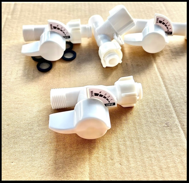 VAN KHÓA MÁY TẮM NƯỚC NÓNG MÀU TRẮNG NHỎ